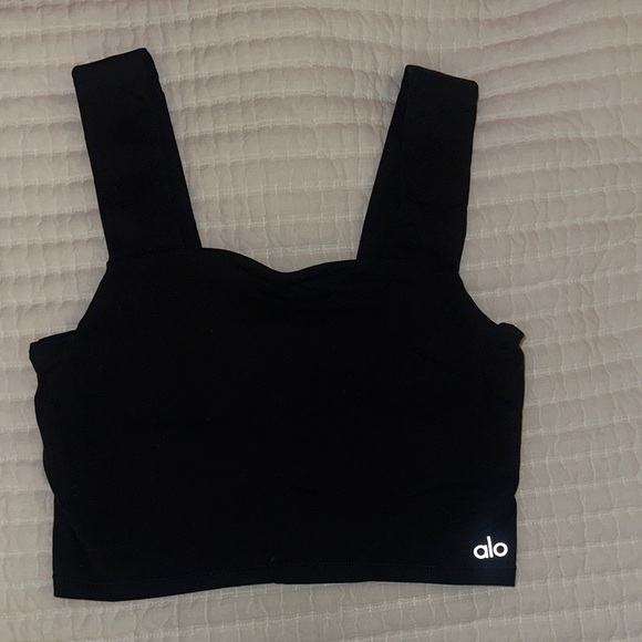 ALO Yoga Tops - ALO Yoga Black Tank Top
